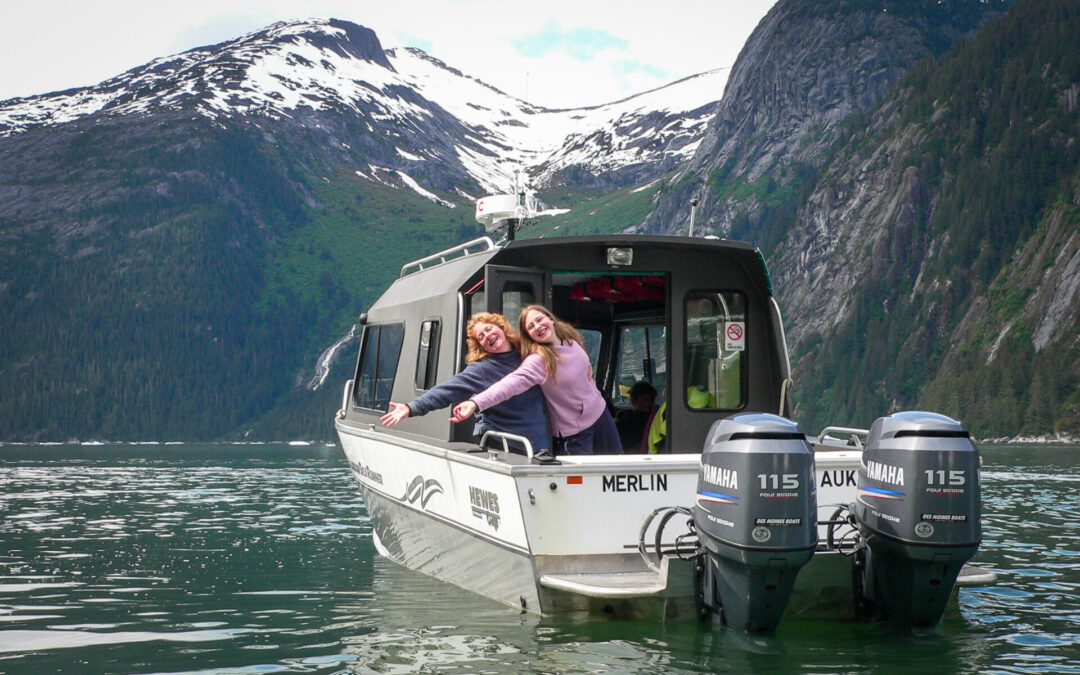 Posing for camera on Merlin